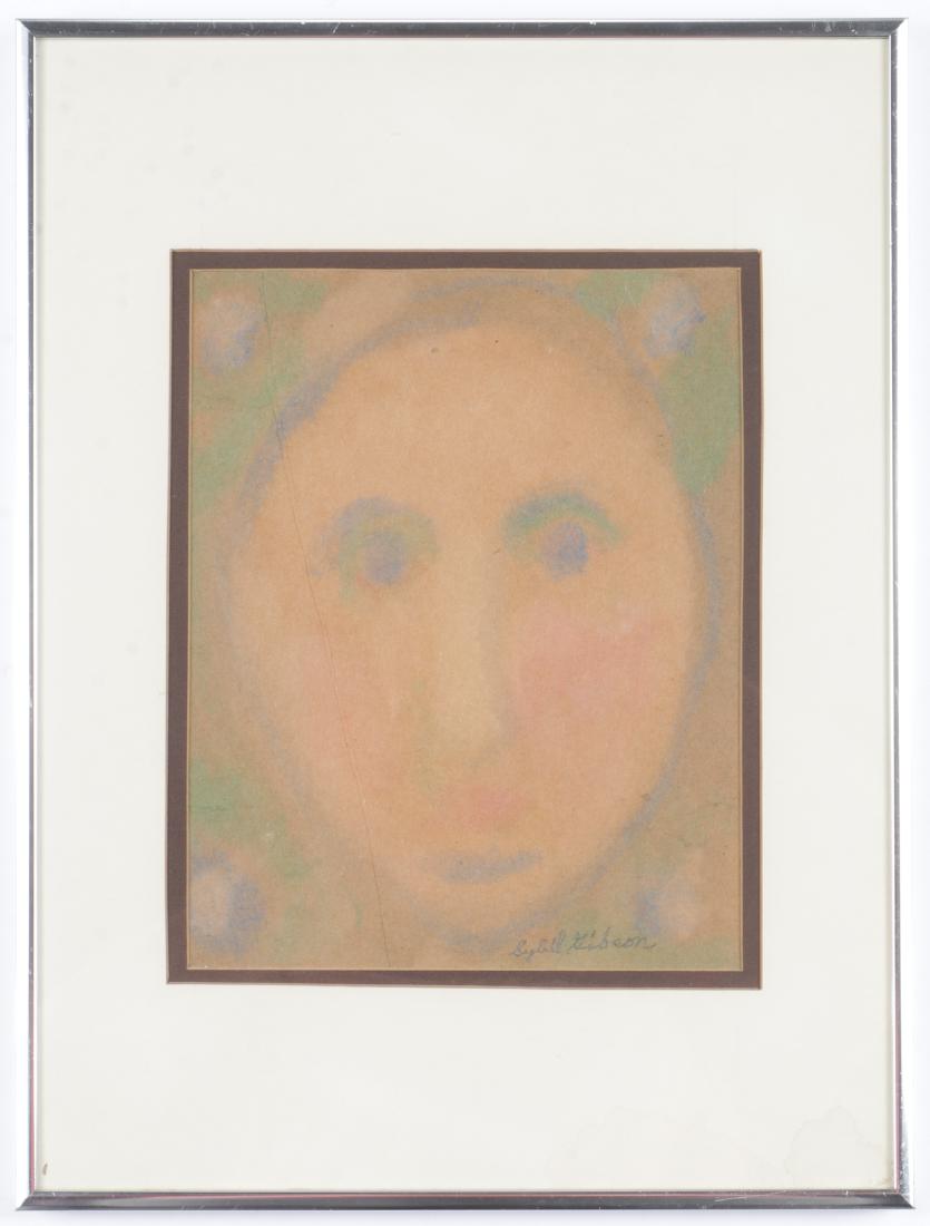 Sybil Gibson (1908-1995) Mixed Media, 9.75'' x 7.5'': Sybil Gibson (American, 1908-1995) Mixed Media Painting on paper, signed. Framed. Size: 9.75'' x 7.5'', 25 x 19 cm (sight); 16.25'' x 12.25'', 41 x 31 cm (frame).