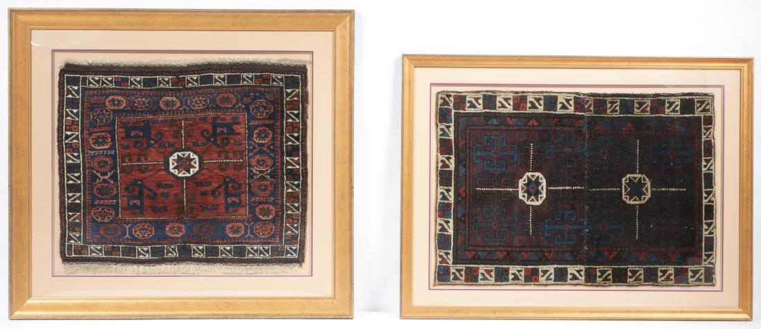 2 Antique Beluch Bagfaces in Custom Frames (1 of 6)