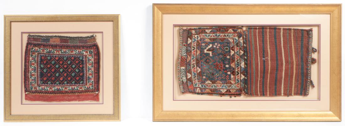 2 Antique Southwest Persian Bagfaces in Custom Frames (1 of 6)