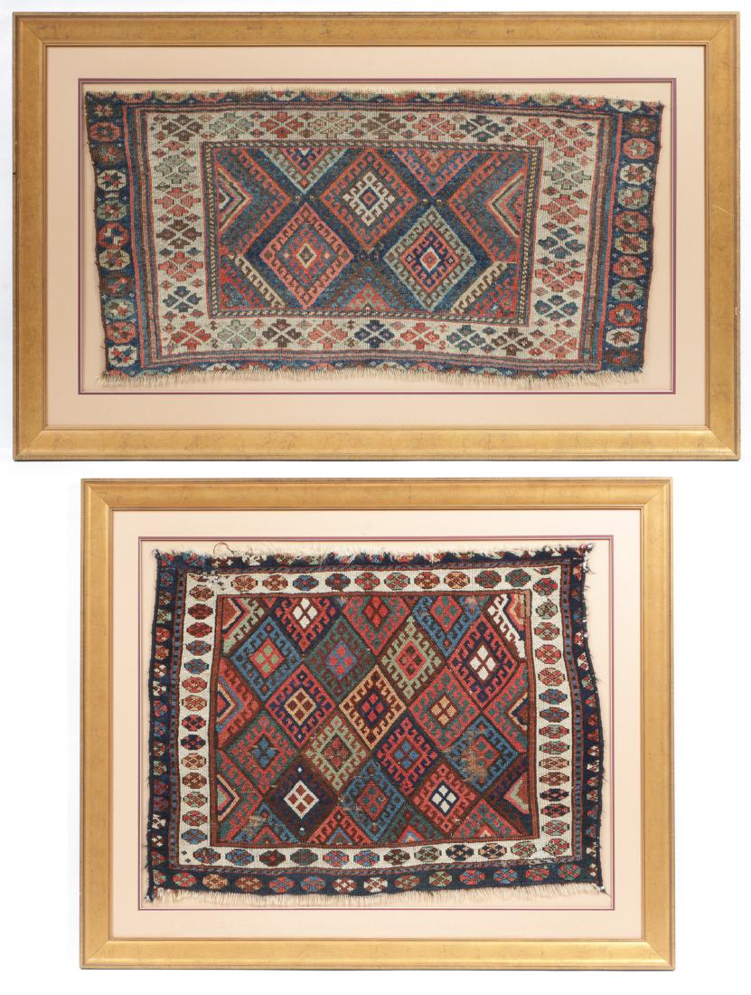 2 Antique Jaffe Kurd Bagfaces in Custom Frames (1 of 6)