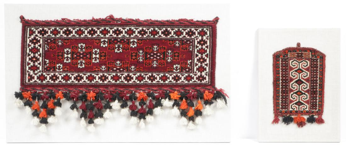 2 Antique Yomud Trappings, Turkmenistan, on Custom (1 of 6)