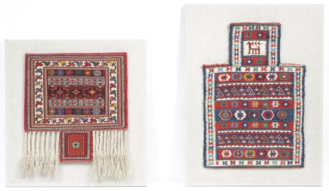 2 Antique West Persian Sumak Bags on Custom Stretchers (1 of 6)