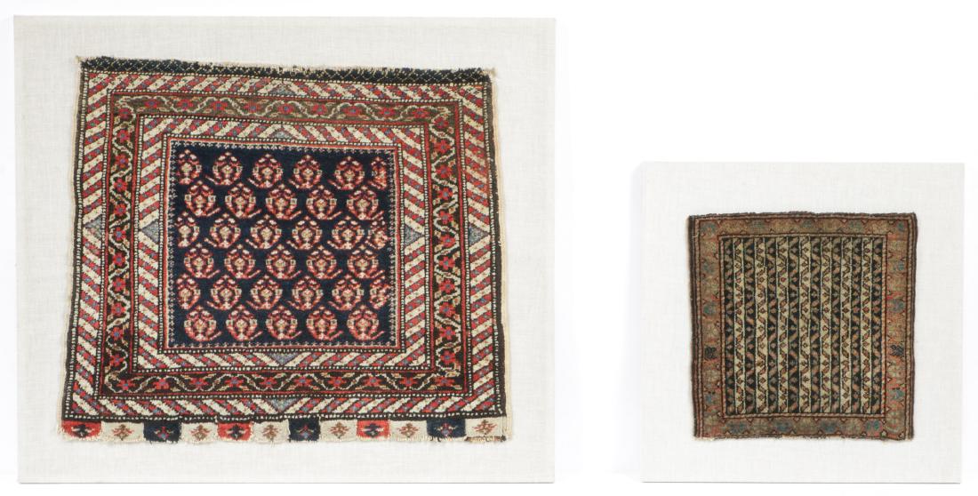 2 Antique West Persian Bagfaces on Custom Stretchers (1 of 6)