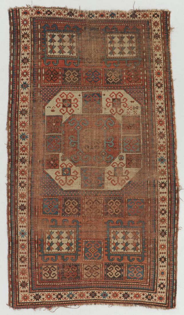 Antique Karachov Kazak Rug, Caucasus: 4'4'' x 7'9'' (1 of 6)