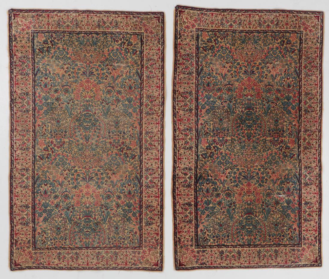 Pair of Antique Kerman Rugs, Persia (1 of 6)