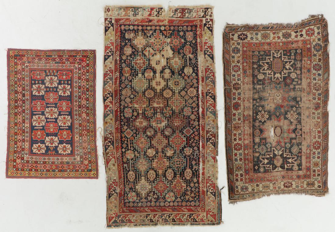 3 Antique Shirvan Rugs, Caucasus (1 of 7)