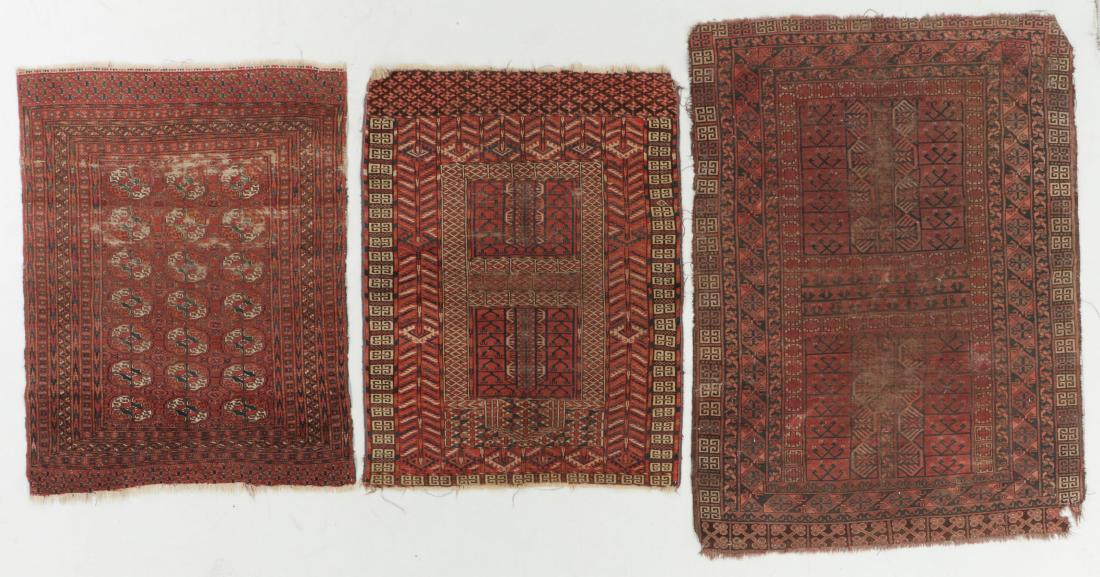 3 Antique Turkmen Rugs (1 of 7)