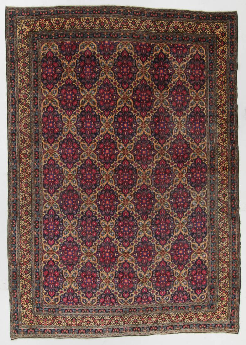 Antique Yazd Rug, Persia: 11'5'' x 16'1'' (1 of 6)