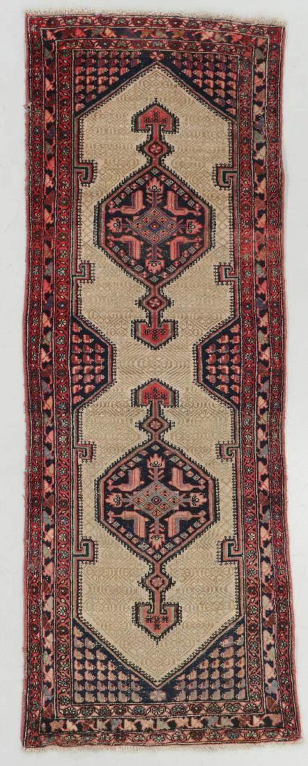 Semi-Antique Hamadan Rug, Persia: 3'5'' x 9'5'' (1 of 6)