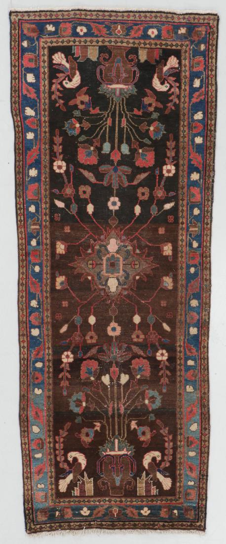 Semi-Antique Hamadan Rug, Persia: 3'4'' x 8'11'' (1 of 6)