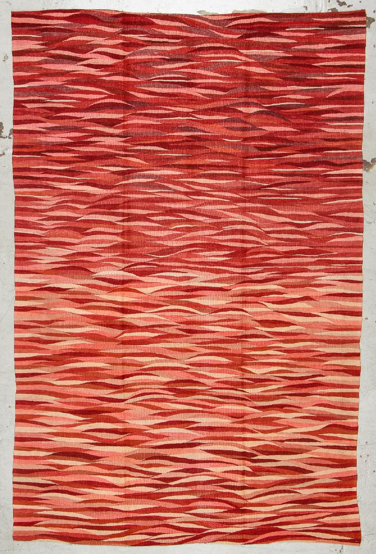 Anatolian Kilim: 6'3'' x 9'7'': Central Anatolian Kilim, Turkey, natural dyes, handspun wool, late 20th c. Size: 6'3'' x 9'7'' (191 x 292 cm).