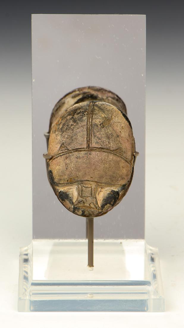 Fine Ancient Egyptian Steatite "Heart" Scarab (1 of 5)