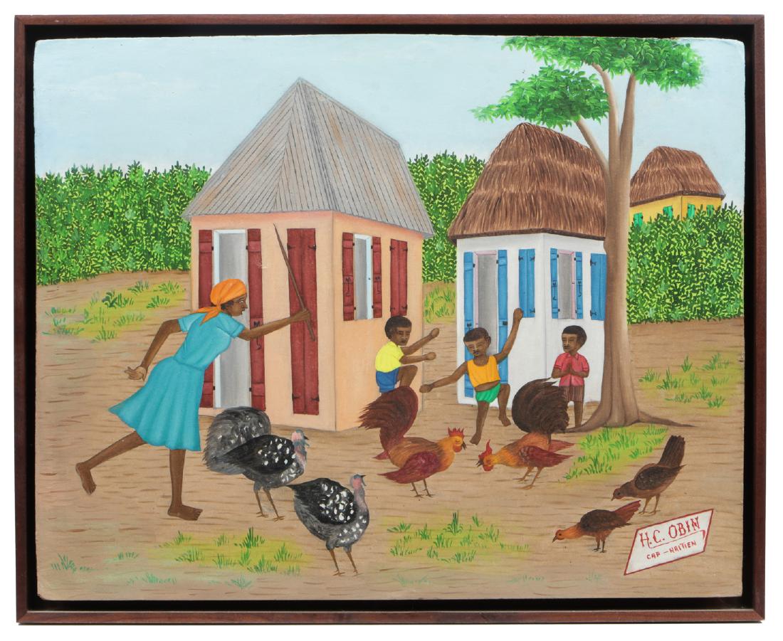 Henri-Claude Obin (1949-2000) Painting (1 of 3)