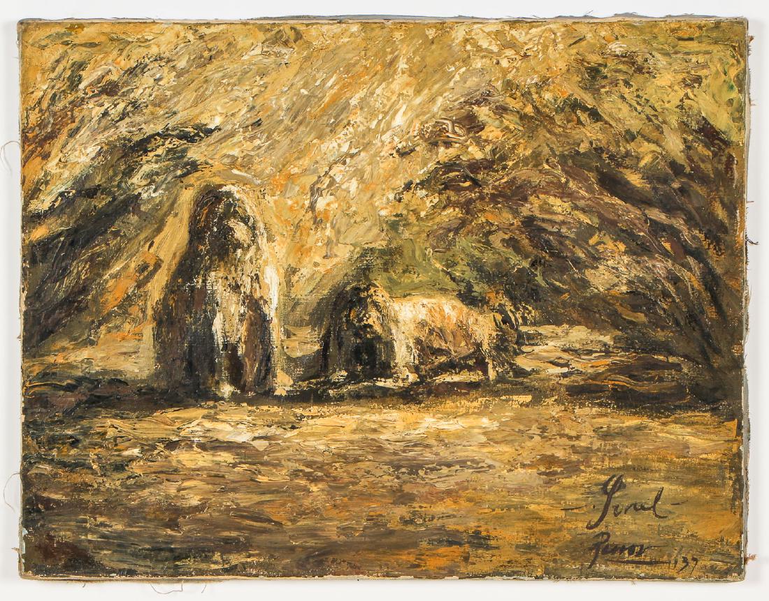 After Fidelio Ponce de Leon (Cuban, 1895-1949) Oil (1 of 4)