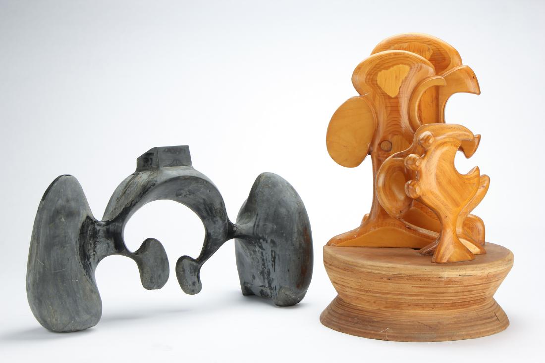 Earl Wilkie (American, 1930-2009) Two Sculptures (1 of 4)
