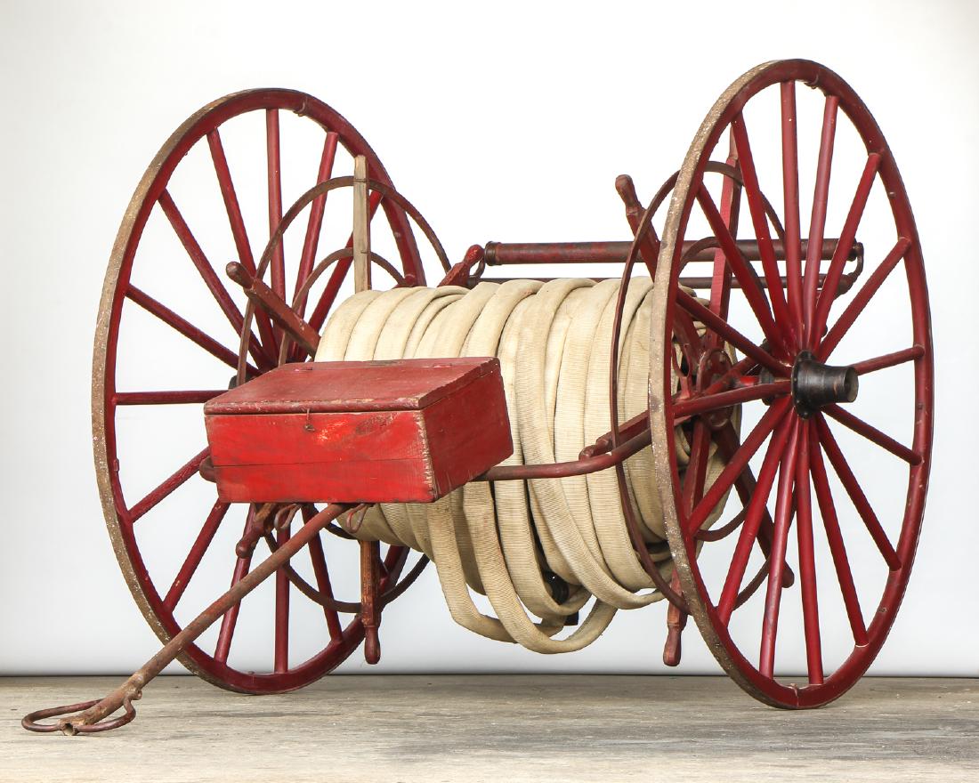Antique Fire Department Hose and Wagon (1 of 4)