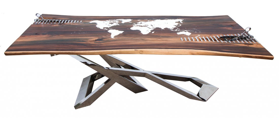 Bruno Helgen Live Edge Scissor Table (1 of 7)