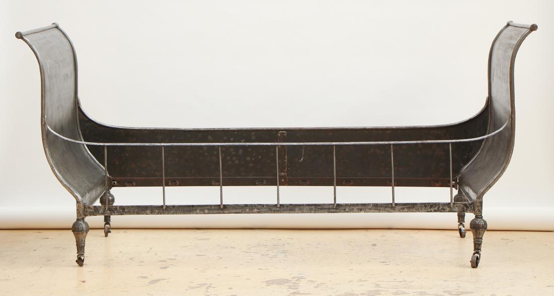 Antique Empire Style Steel Daybed (1 of 5)