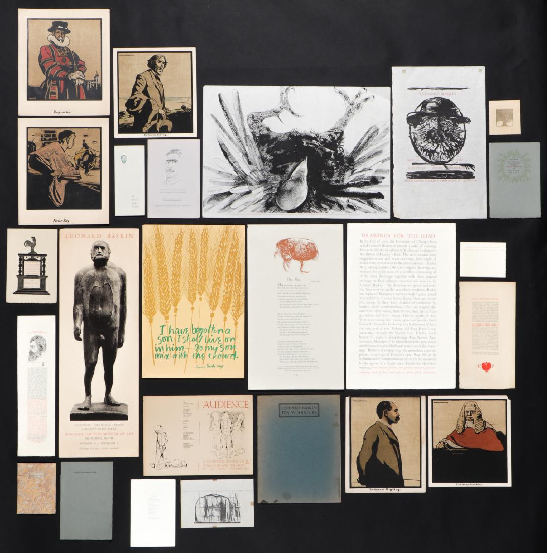 Group of 25 Mid-Century Art Graphics and Ephemera (1 of 8)