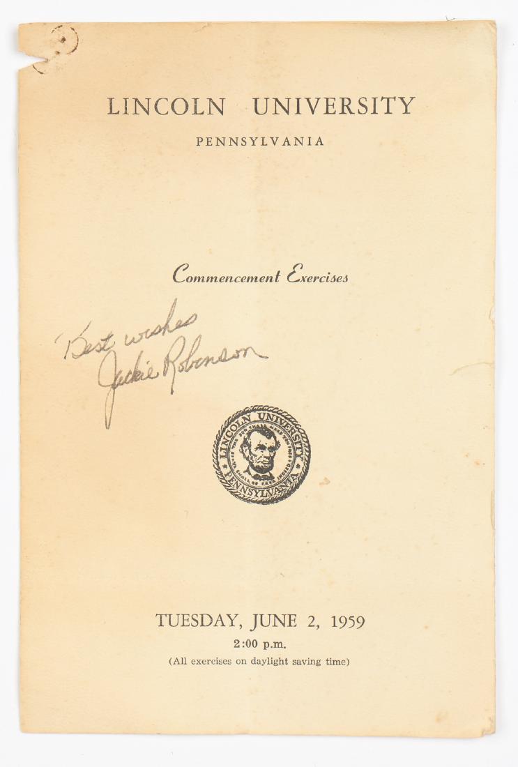 Jackie Robinson (American, 1919-1972) (1 of 5)