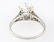 Platinum Vintage Diamond Engagement Ring Mounting - 4