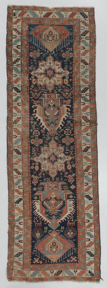 Antique Karadagh Rug, Northwest Persia: 3'4'' x 10'9'' (1 of 6)