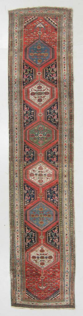 Antique Bidjar Rug, Persia: 3'6'' x 16'3'' (1 of 6)