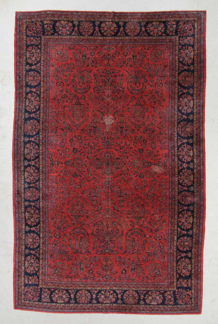Antique Manchester Kashan Rug, Persia: 10'6'' x 16'7'' (1 of 6)