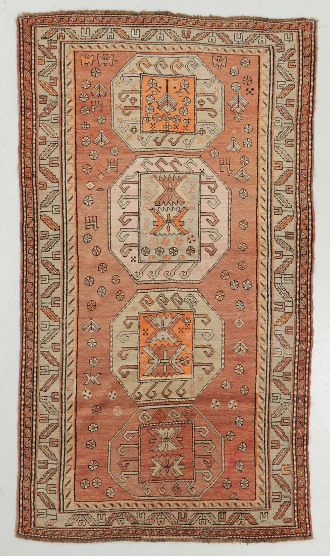 East Anatolian Kazak Rug, Early 20th C.: 4'0'' x 7'3'' (1 of 6)