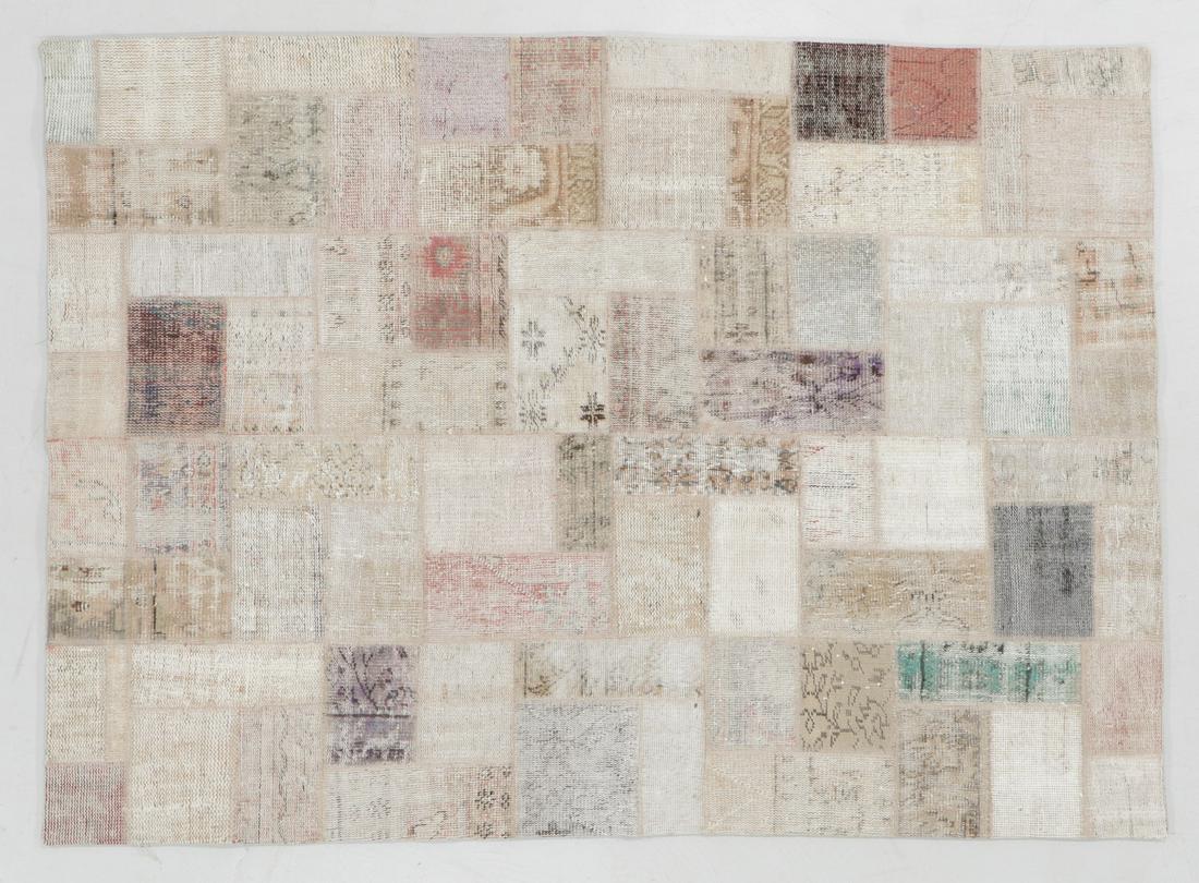 Turkish Patchwork Rug: 5'6'' x 7'7'' (1 of 5)