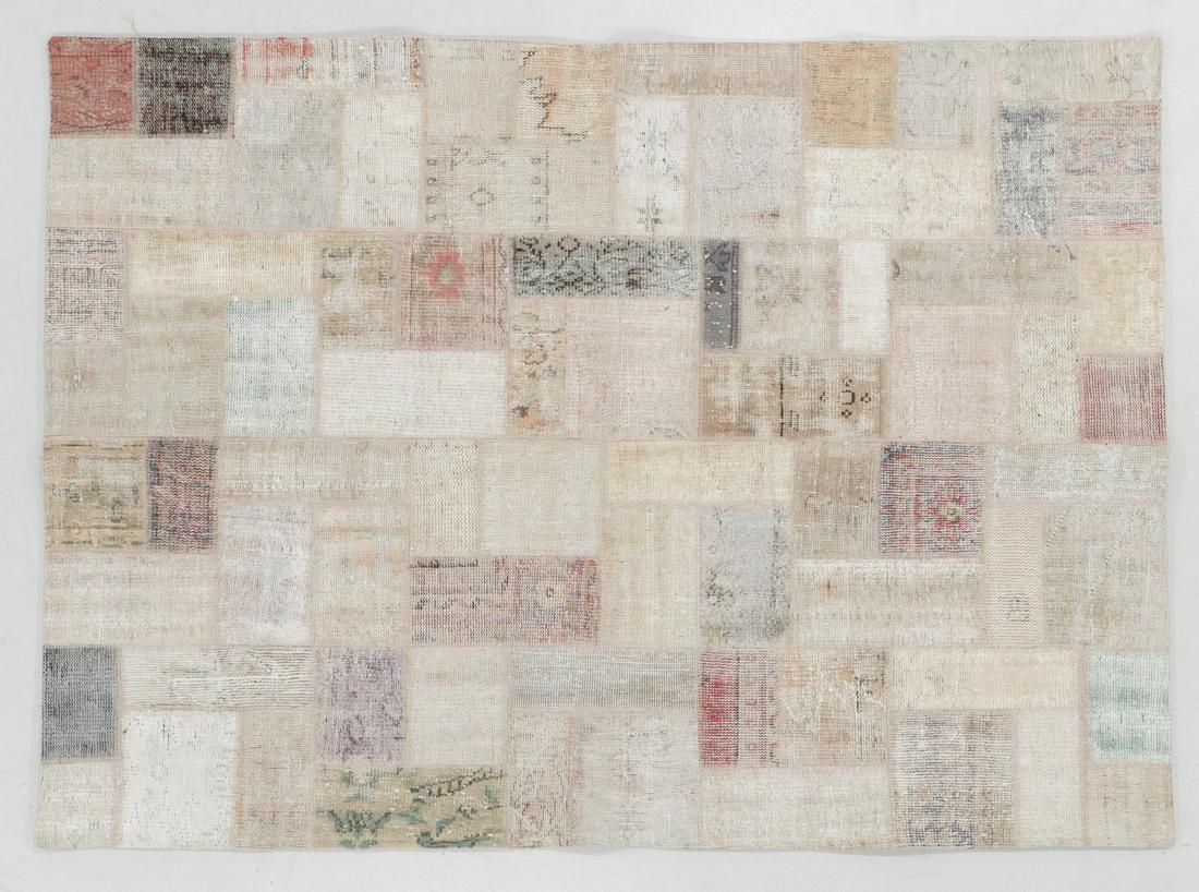 Turkish Patchwork Rug: 5'6'' x 7'7'' (1 of 5)