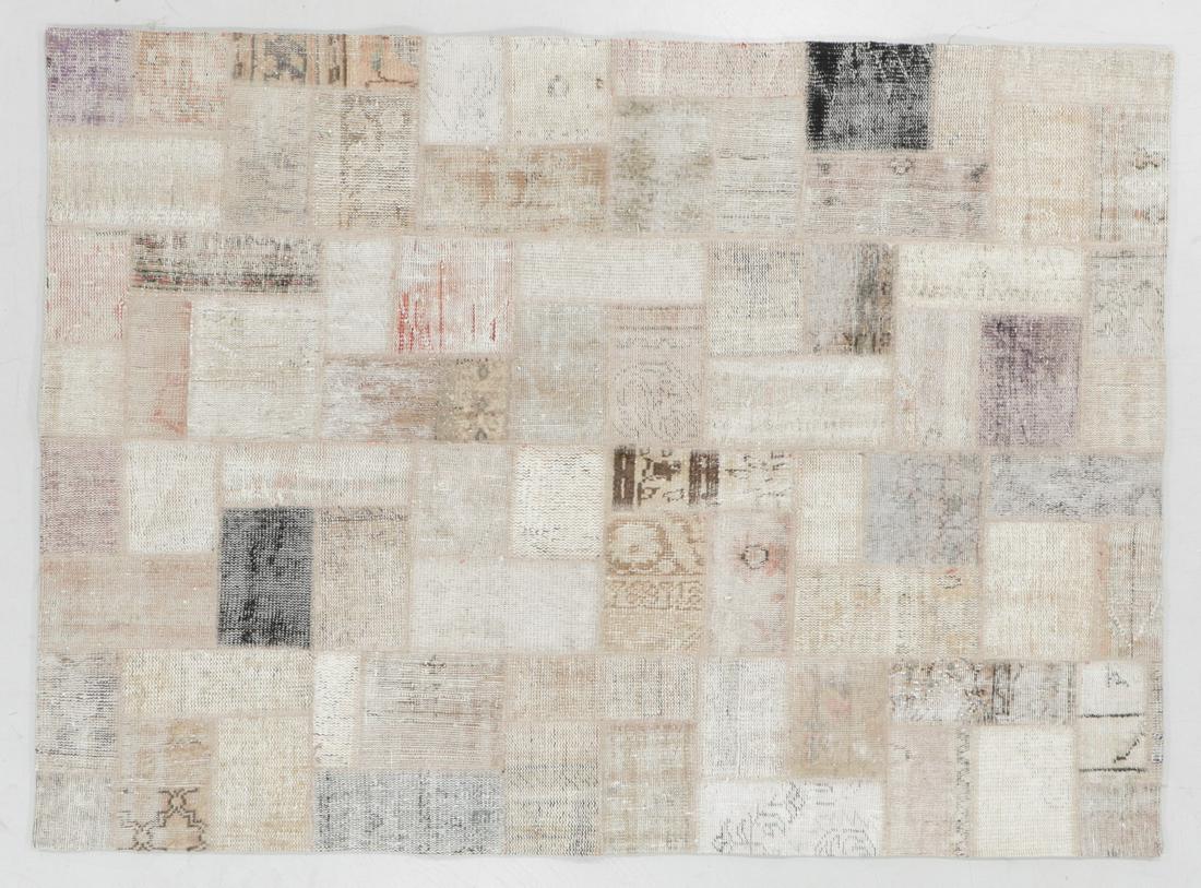 Turkish Patchwork Rug: 5'5'' x 7'7'' (1 of 5)
