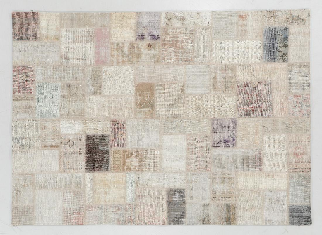 Turkish Patchwork Rug: 5'5'' x 7'7'' (1 of 5)