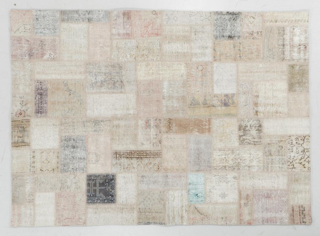 Turkish Patchwork Rug: 5'5'' x 7'7'' (1 of 5)