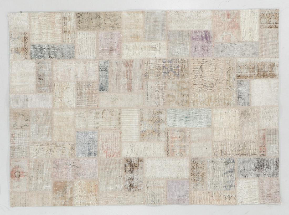 Turkish Patchwork Rug: 5'6'' x 7'7'' (1 of 5)