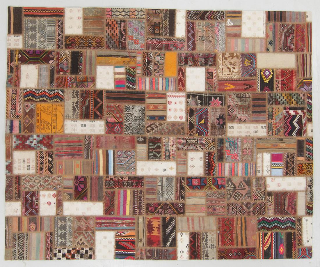 Turkish Kilim Patchwork Rug: 8'0'' x 10'0'' (1 of 5)