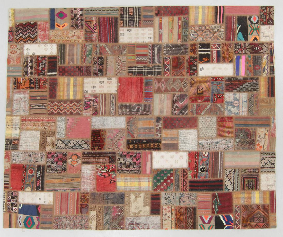 Turkish Kilim Patchwork Rug: 8'0'' x 10'0'' (1 of 5)