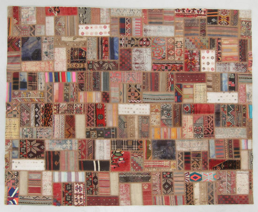 Turkish Kilim Patchwork Rug: 8'0'' x 10'0'' (1 of 5)
