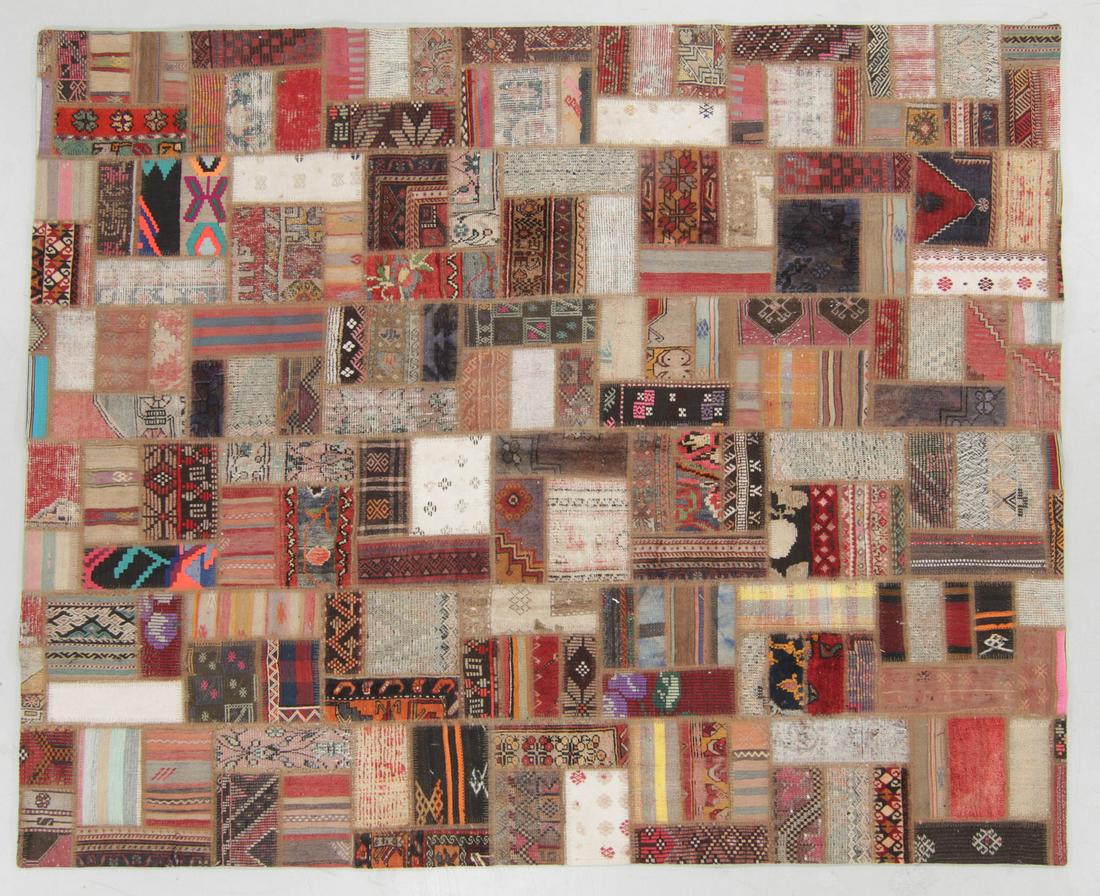 Turkish Kilim Patchwork Rug: 8'0'' x 10'0'' (1 of 4)