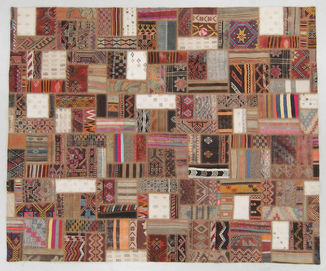 Turkish Kilim Patchwork Rug: 8'0'' x 10'0'' (1 of 5)