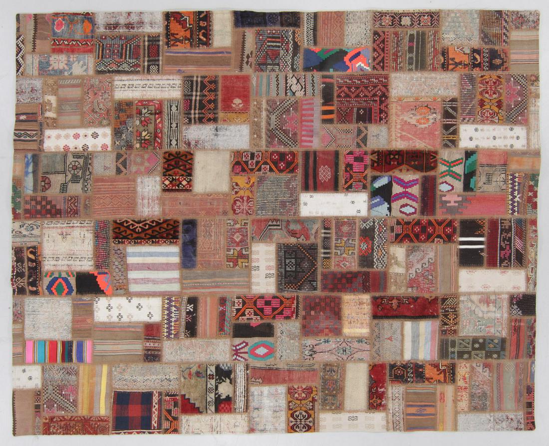 Turkish Kilim Patchwork Rug: 8'0'' x 10'0'' (1 of 5)