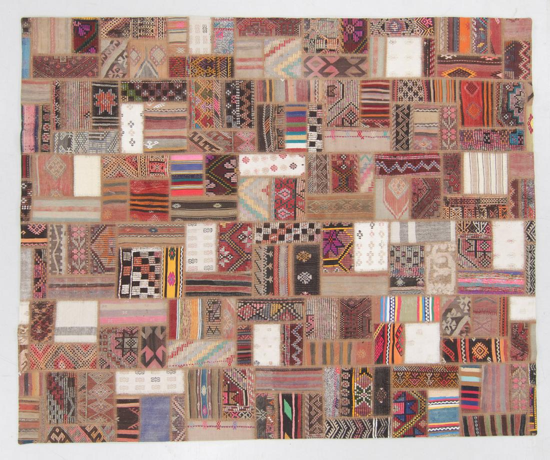 Turkish Kilim Patchwork Rug: 8'0'' x 10'0'' (1 of 5)