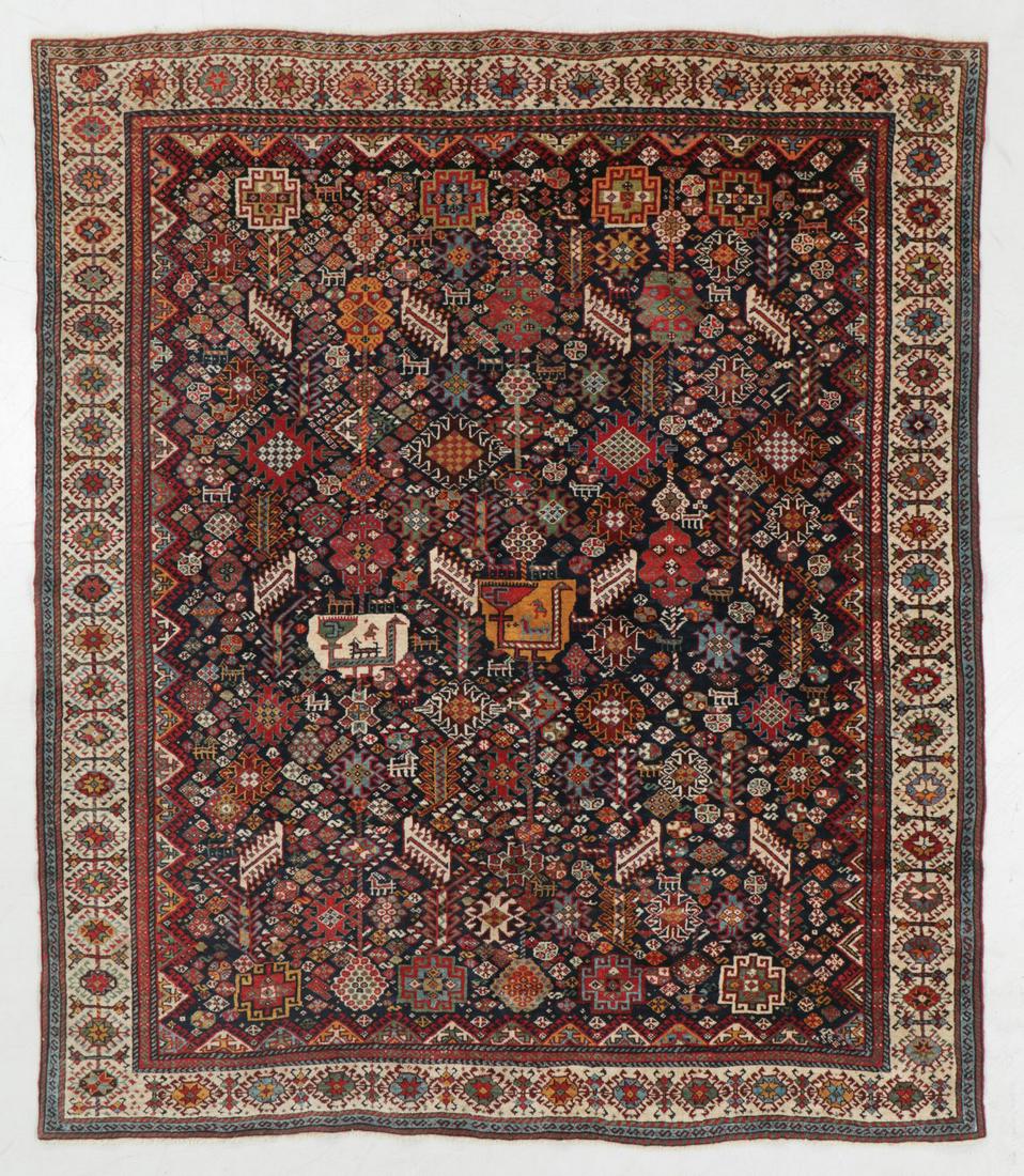 Fine Qashgai Shekarlu Rug, Persia, Late 19th c. (1 of 6)