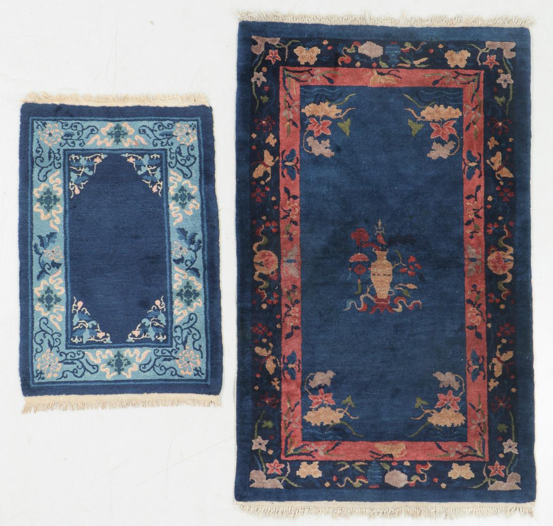 Two Chinese Art Deco Rugs, Early 20th C. (1 of 6)