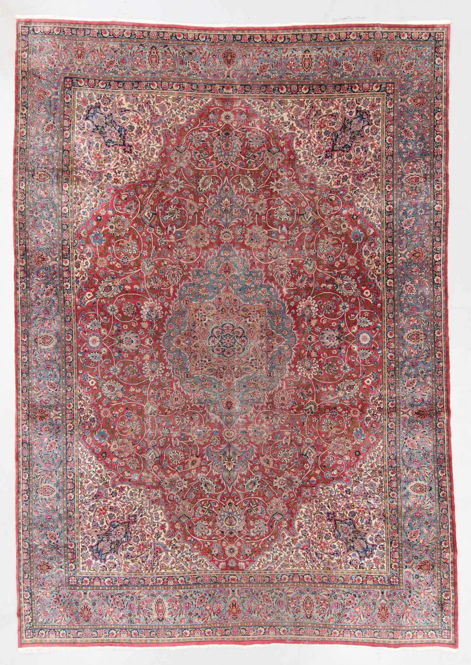 Semi-Antique Kerman Rug, Persia: 11'8'' x 16'6'' (1 of 6)