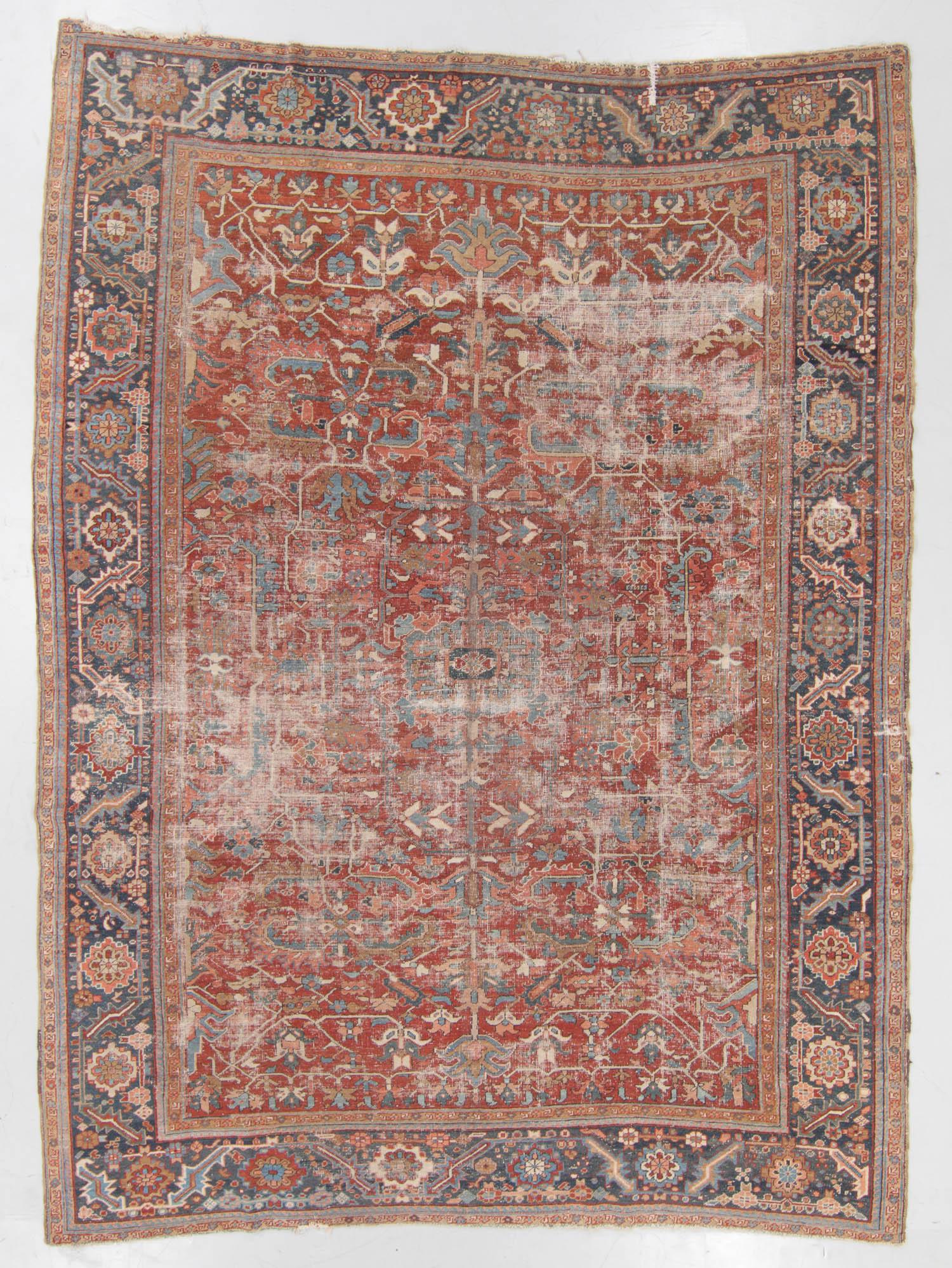 Antique Heriz Rug, Persia: 9'2'' x 12'6'' (1 of 6)