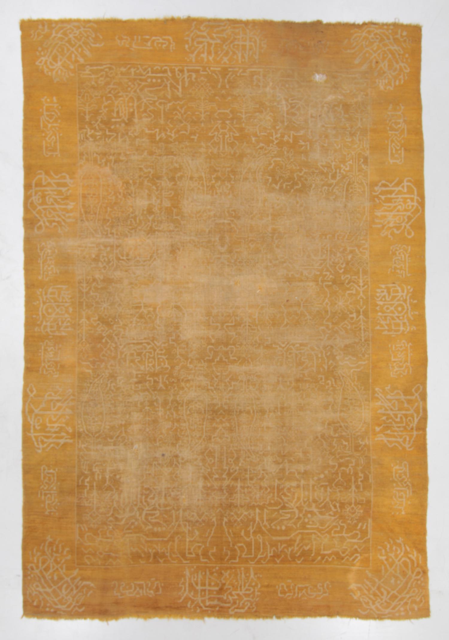 Antique Oushak Rug, Turkey: 9'4'' x 13'8'': Antique Oushak Rug, Turkey: 9'4'' x 13'8'' (284 x 417 cm). 42 lbs. Pennsylvania estate.