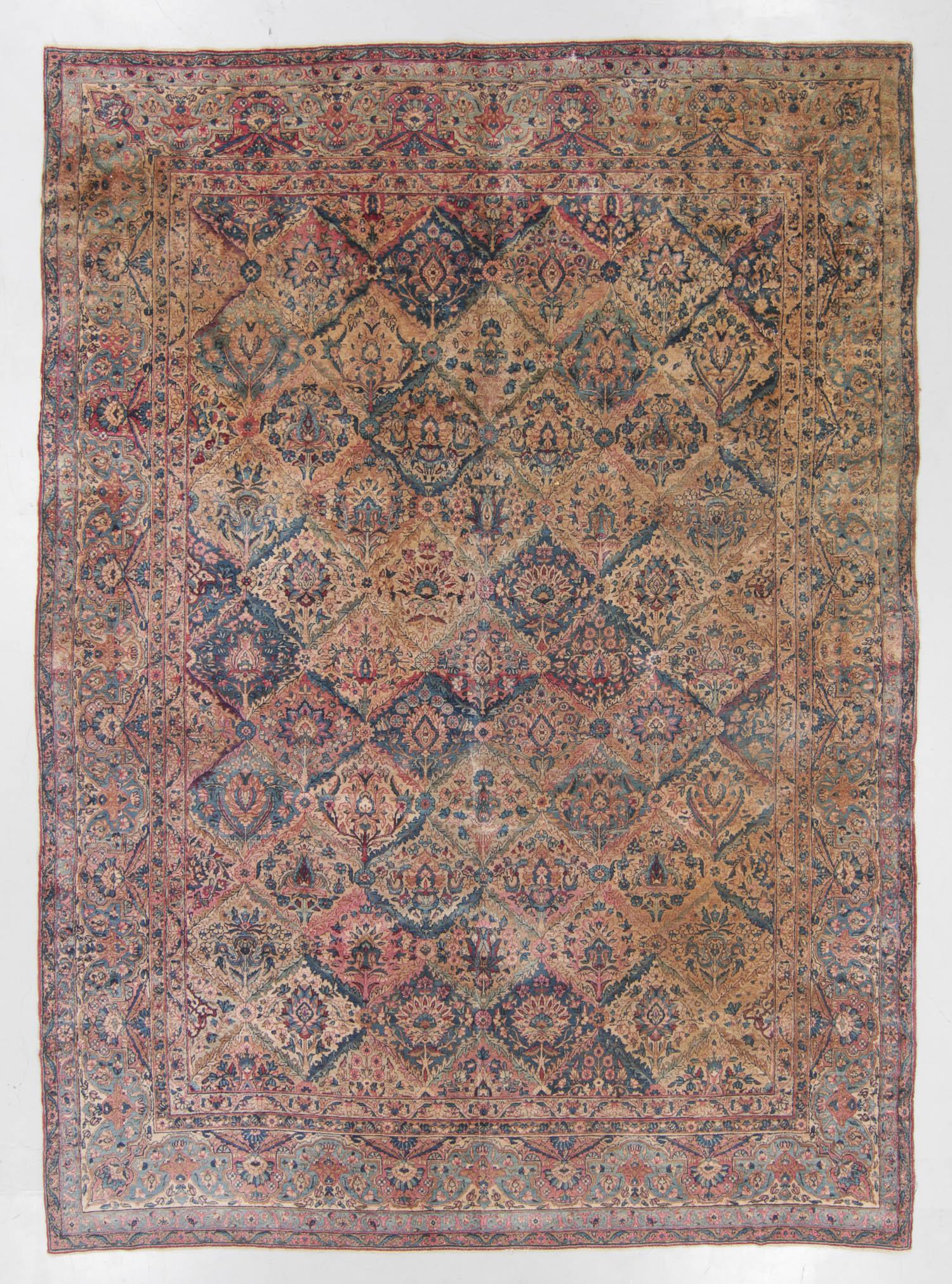 Antique Kerman Rug, Persia: 8'7'' x 12'0'' (1 of 6)