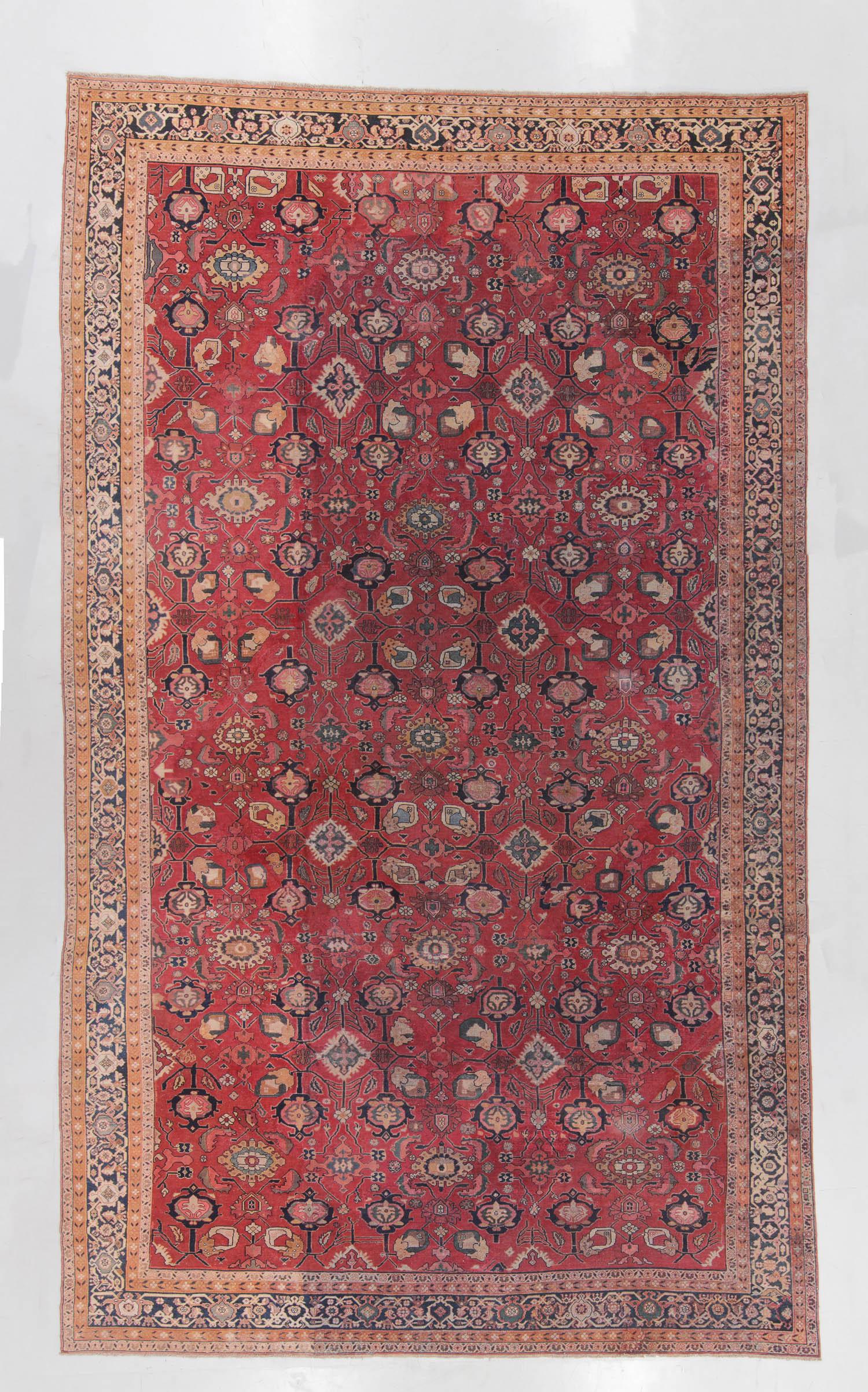 Antique Mansion Size Mahal Rug, Persia: 15'1'' x 26'0'' (1 of 5)