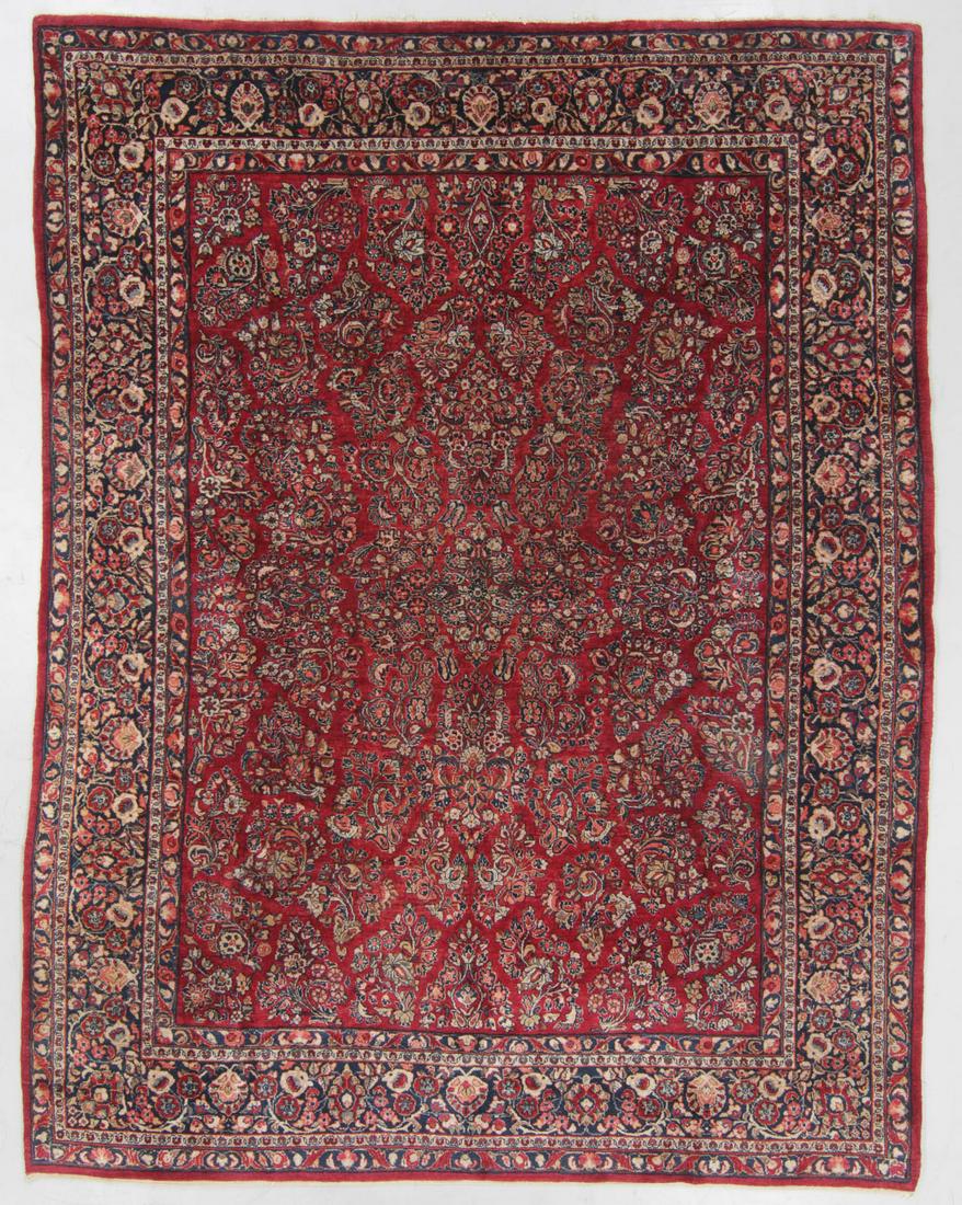 Semi-Antique Sarouk Rug, Persia: 8'11'' x 11'8'' (1 of 6)